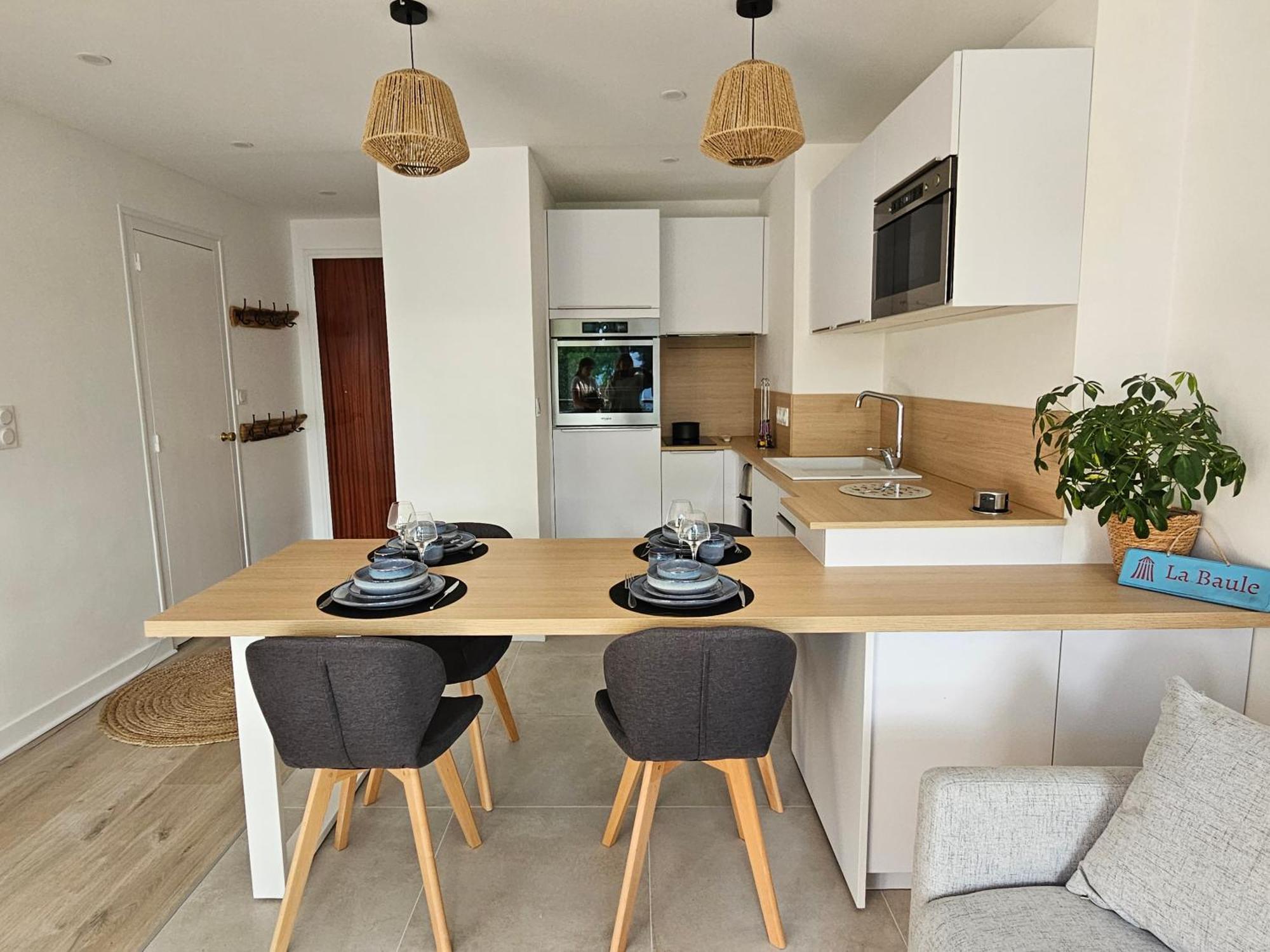 Le Capitole - Studio Plage Benoit Dans Residence Face Mer La Baule-Escoublac Esterno foto